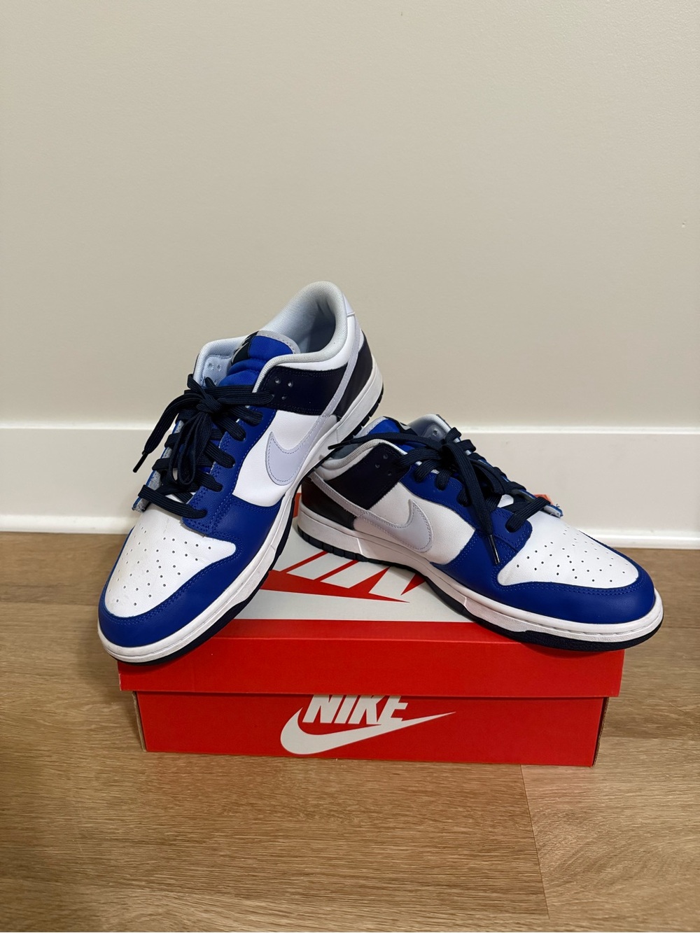 Nike Dunk Low Game Royal Navy FQ8826-100 Men's Size 12 Like New With Box